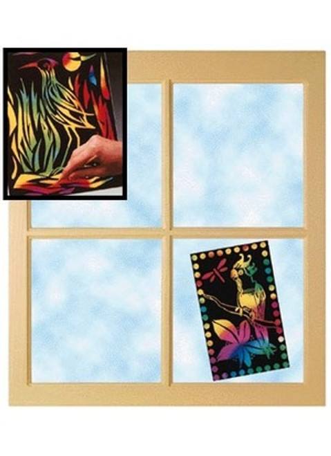 Scratch Art Scratch Lite "Stained Glass" (10 sheets)