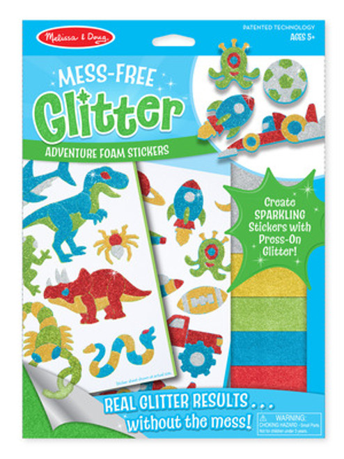 Mess-Free Glitter Adventure Foam Stickers