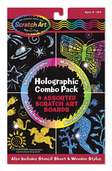 Scratch Art® Holographic Combo Pack