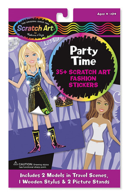 Scratch Art® Fashion Sticker Set - Party Time