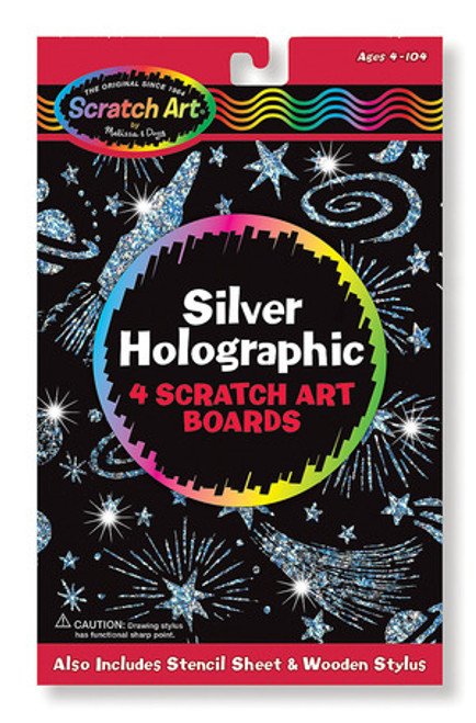 Scratch Art® Silver Holographic Pack