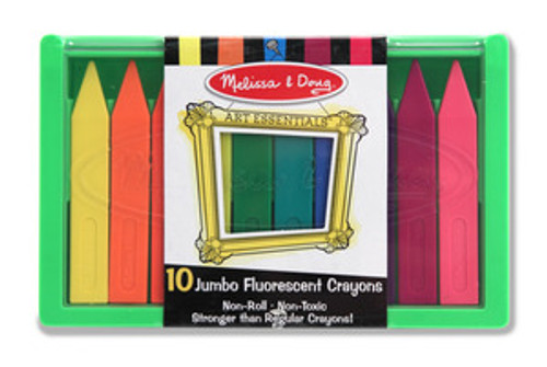 Jumbo Fluorescent Crayon Set