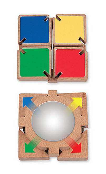 Color-Flap Mirror Clacking Toddler Toy