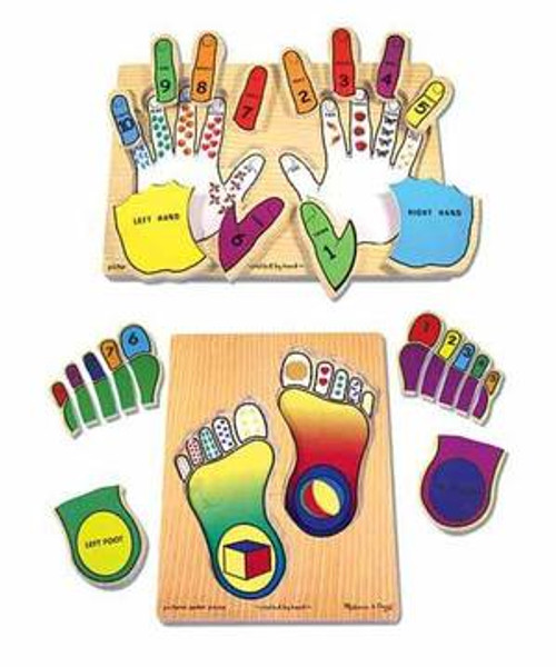 Hands & Feet Counting Puzzle Set