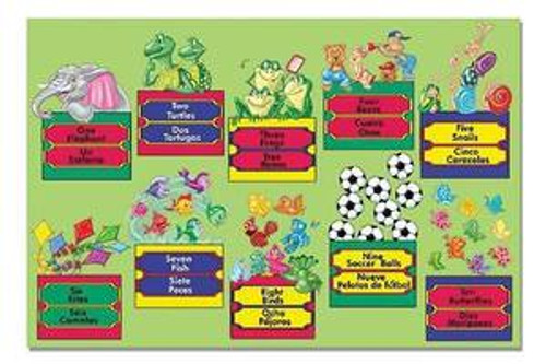 Bilingual Numbers Floor Puzzle - 24 Pieces