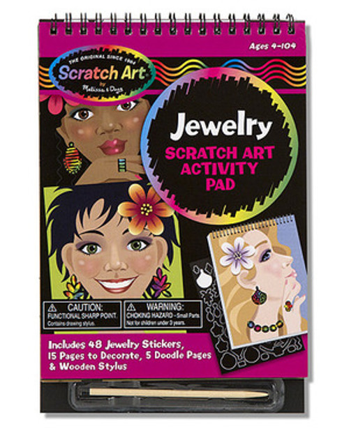 Scratch Art® Activity Pad - Jewelry