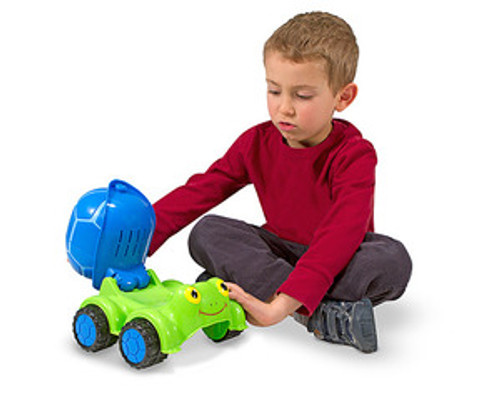 Scootin' Turtle Cement Mixer Toy