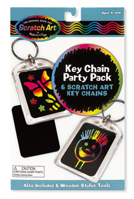 Scratch Art® Party Pack - Key Chains