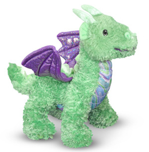Zephyr Green Dragon Stuffed Animal