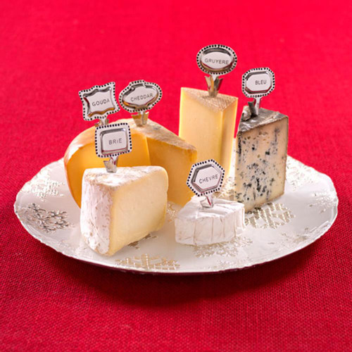 Set Of 6 Cheese Markers