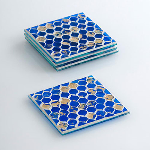Set Of 4 Aliya Mosaic Coasters
