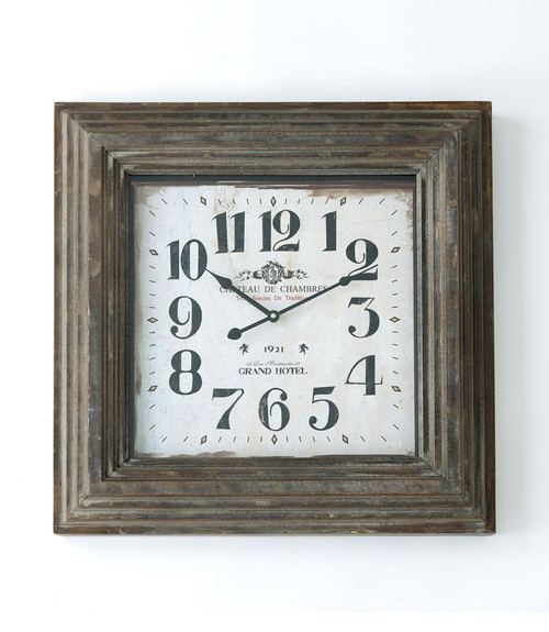 Chateau De Chambres Wall Clock