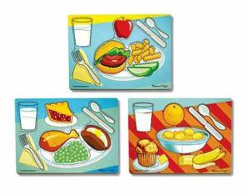 Breakfast Lunch & Dinner Puzzle Set