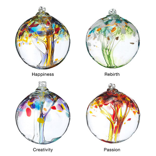 Recycled Glass Tree Globes - Renewal