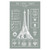 Eiffel Tower Infographic Screenprint