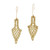 Castillo Gold Dipped Lace Earrings