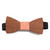 Orange Pop Wooden Bow Tie