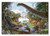 Prehistoric Waterfall Cardboard Jigsaw - 200 Pieces