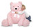 Jumbo Pink Teddy Bear - Plush