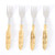 Set Of 4 Sirocco Demi Forks
