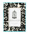 4" X 6" Black Ikat Hand-Painted Picture Frame