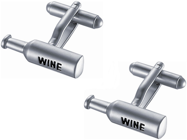 Wine Bottle Novelty Cufflinks