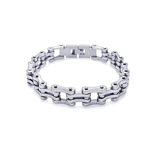 Stainless Steel Bike Chain Bracelet