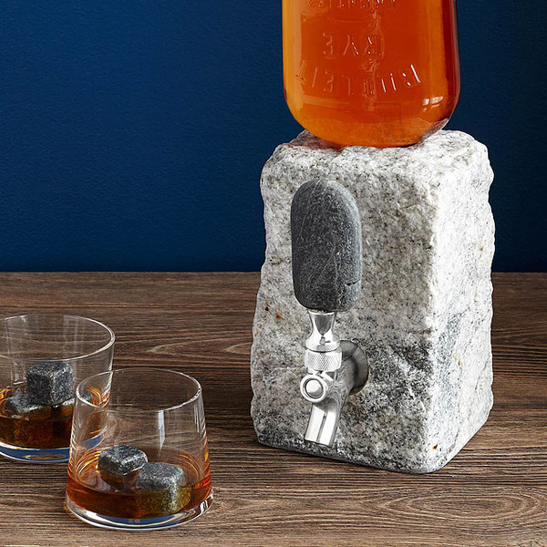 Stone Drink Dispenser & Stone Spigot