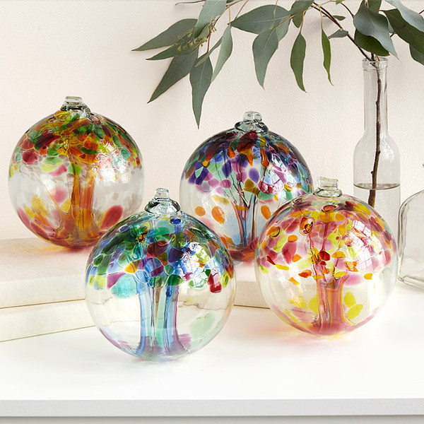 Recycled Glass Tree Globes - Relationships