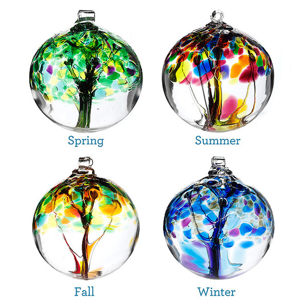 Four Seasons Glass Globes