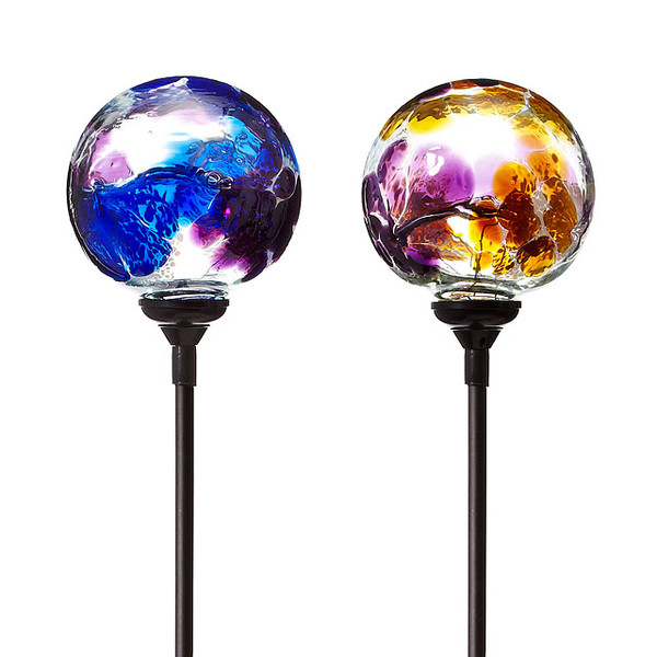 Solar Light Garden Stake - Flower Globes