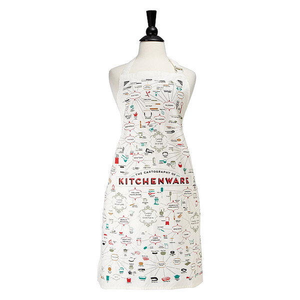 The Cartography Of Kitchenware Apron