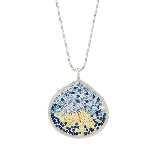 Micro Mosaic Sunlit River Pendant