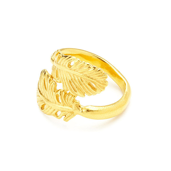 Double Feather Ring