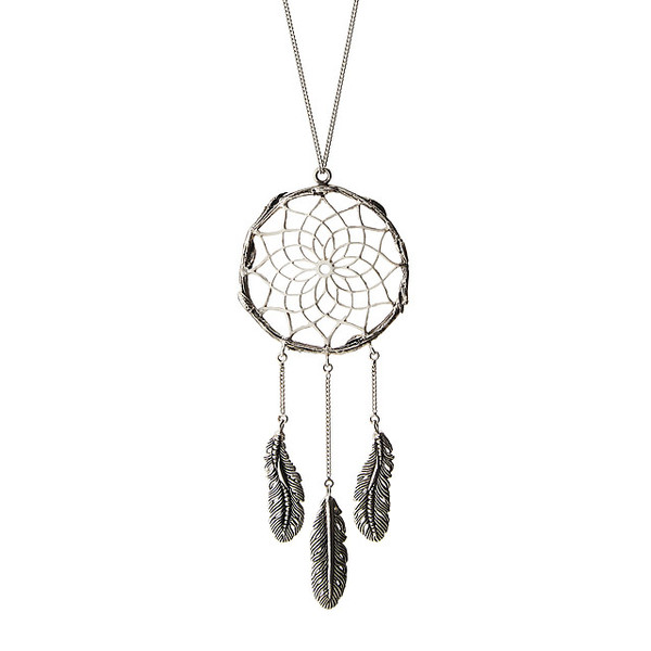 Silver Dreamcatcher Pendant