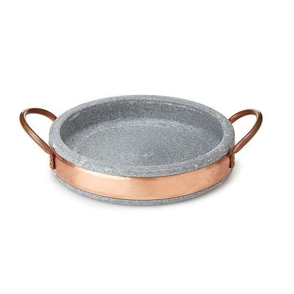 Soapstone Saute Pan With Copper Handle