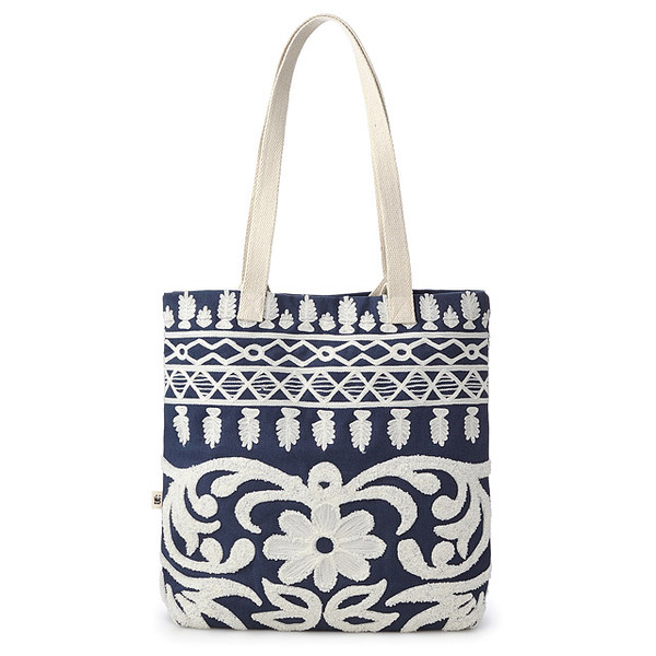 Flora Embroidered Tote