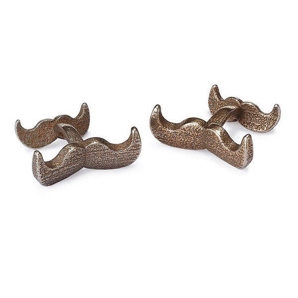 Stainless Steel Moustache Cufflinks