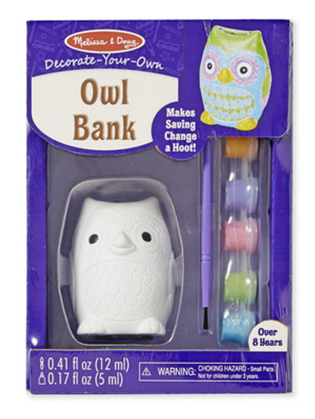 Decorate-Your-Own Owl Bank