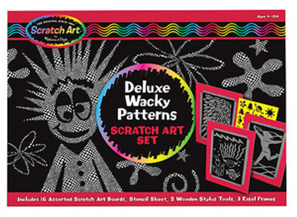 Scratch Art® Deluxe Wacky Patterns Set