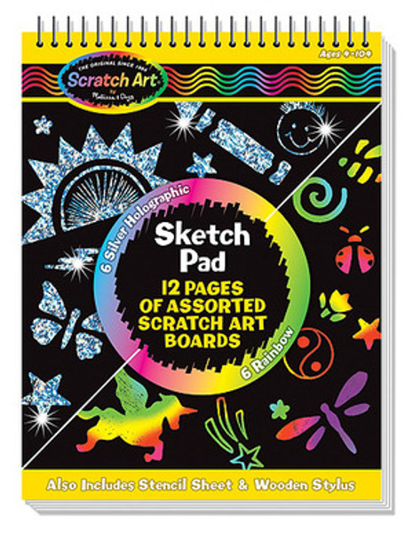 Scratch Art® Sketch Pad Book