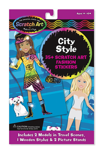 Scratch Art® Fashion Sticker Set - City Style