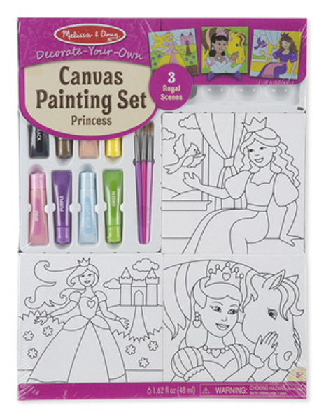 DecorateYour Own - Canvas Creations Painting Set - Princess