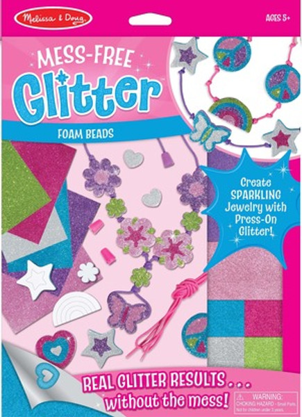 Mess-Free Glitter Foam Beads