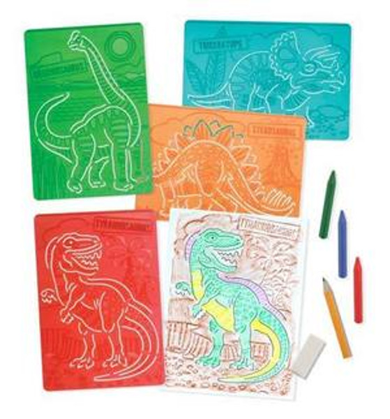 Textured Stencils - Dinosaurs