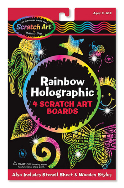 Scratch Art® Rainbow Holographic Pack