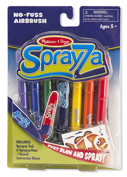 Sprayza No-Fuss Airbrush Tool and Pens - Fish Stencil Set