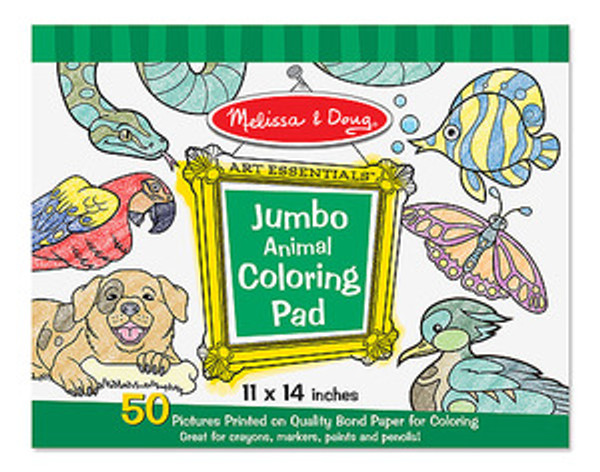 Jumbo Coloring Pad - Animals