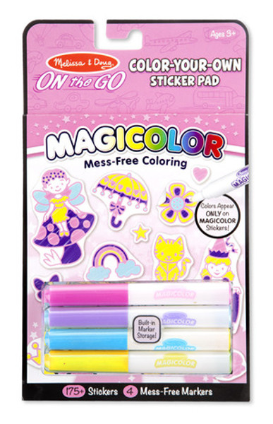 Magicolor - On the Go - Color-Your-Own Sticker Pad Pink