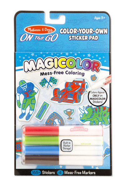 Magicolor - On the Go - Color-Your-Own Sticker Pad Blue